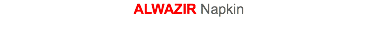 ALWAZIR Napkin