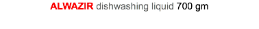 ALWAZIR dishwashing liquid 700 gm
