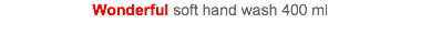 Wonderful soft hand wash 400 ml